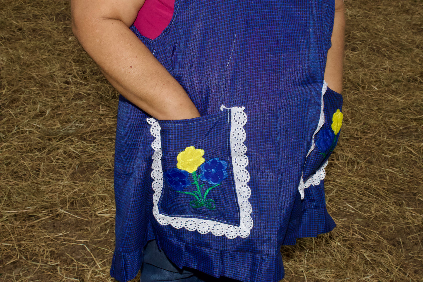 Traditional Apron Blue